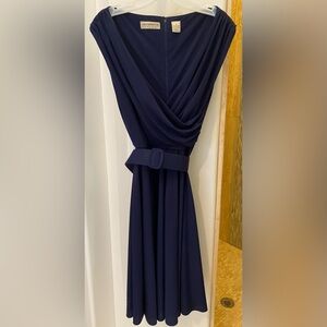 Navy Liz Claiborne cocktail dress, size 8